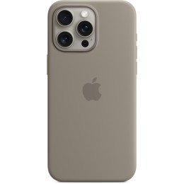 Чехол Apple MagSafe для iPhone 15 Pro Max, силикон, Платиново-серый