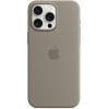Чехол Apple MagSafe для iPhone 15 Pro Max, силикон, Платиново-серый
