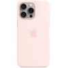 Чехол Apple MagSafe для iPhone 15 Pro Max, силикон, Розовый