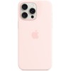 Чехол Apple MagSafe для iPhone 15 Pro Max, силикон, Розовый