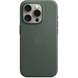 Чехол Apple MagSafe FineWoven для iPhone 15 Pro, Зелёный