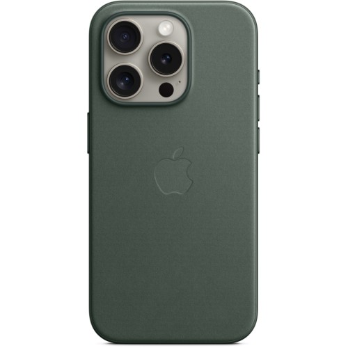 Чехол Apple MagSafe FineWoven для iPhone 15 Pro, Зелёный
