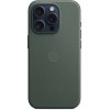 Чехол Apple MagSafe FineWoven для iPhone 15 Pro, Зелёный