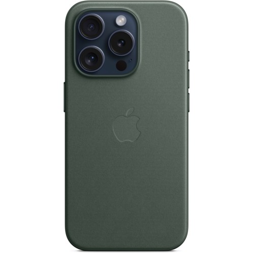 Чехол Apple MagSafe FineWoven для iPhone 15 Pro, Зелёный