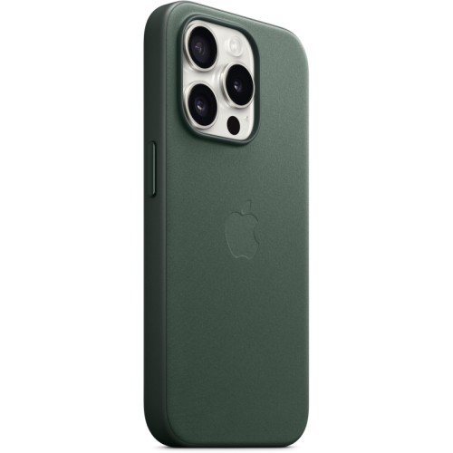Чехол Apple MagSafe FineWoven для iPhone 15 Pro, Зелёный