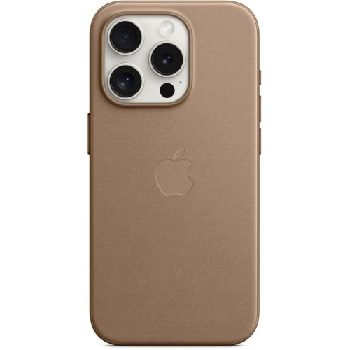 Чехол Apple MagSafe FineWoven для iPhone 15 Pro, Серо-коричневый