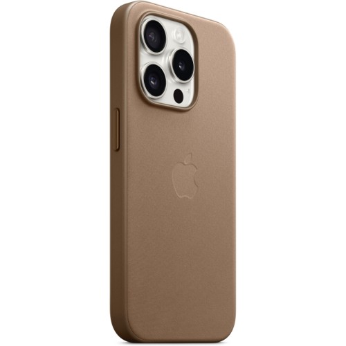 Чехол Apple MagSafe FineWoven для iPhone 15 Pro, Серо-коричневый