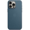 Чехол Apple MagSafe FineWoven для iPhone 15 Pro Max, «Тихоокеанский синий»