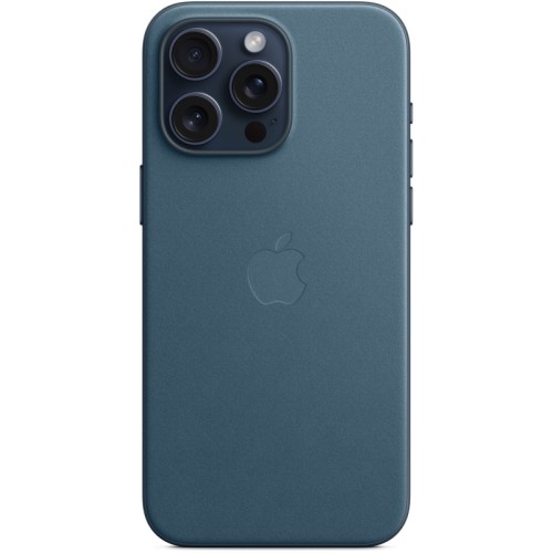 Чехол Apple MagSafe FineWoven для iPhone 15 Pro Max, «Тихоокеанский синий»