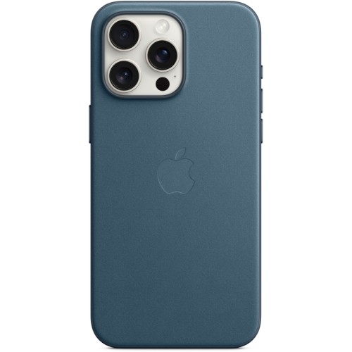 Чехол Apple MagSafe FineWoven для iPhone 15 Pro Max, «Тихоокеанский синий»