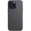 Чехол Apple MagSafe FineWoven для iPhone 15 Pro Max, Чёрный