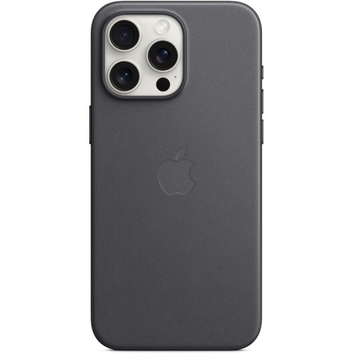Чехол Apple MagSafe FineWoven для iPhone 15 Pro Max, Чёрный