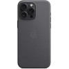 Чехол Apple MagSafe FineWoven для iPhone 15 Pro Max, Чёрный