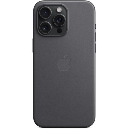 Чехол Apple MagSafe FineWoven для iPhone 15 Pro Max, Чёрный