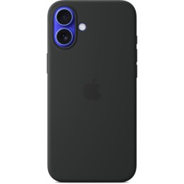 Чехол Apple для iPhone 16 Plus Silicone MagSafe, чёрный