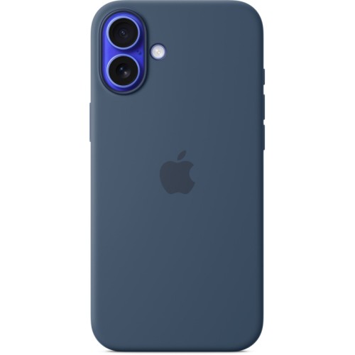 Чехол Apple для iPhone 16 Plus Silicone MagSafe, синий деним