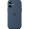 Чехол Apple для iPhone 16 Plus Silicone MagSafe, синий деним