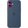 Чехол Apple для iPhone 16 Plus Silicone MagSafe, синий деним