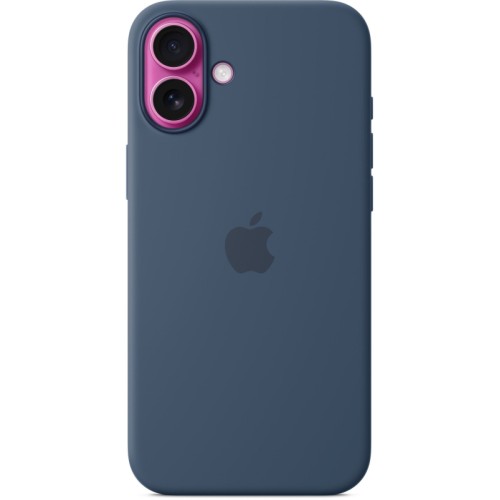 Чехол Apple для iPhone 16 Plus Silicone MagSafe, синий деним