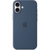 Чехол Apple для iPhone 16 Plus Silicone MagSafe, синий деним