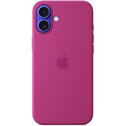 Чехол Apple для iPhone 16 Plus Silicone MagSafe, фуксия