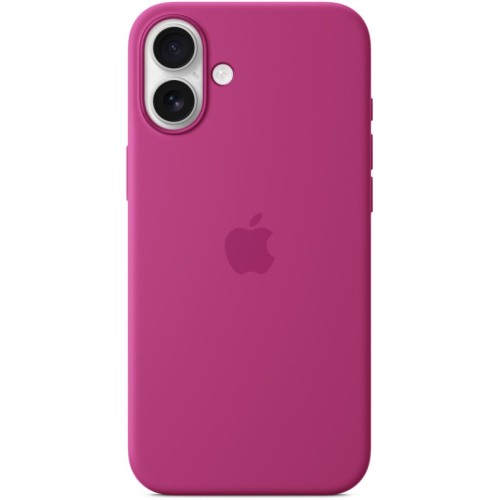 Чехол Apple для iPhone 16 Plus Silicone MagSafe, фуксия