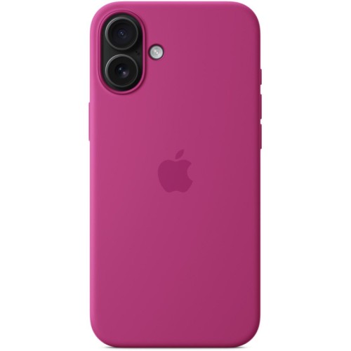 Чехол Apple для iPhone 16 Plus Silicone MagSafe, фуксия