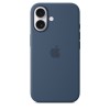 Чехол Apple для iPhone 16 Silicone with MagSafe, синий деним
