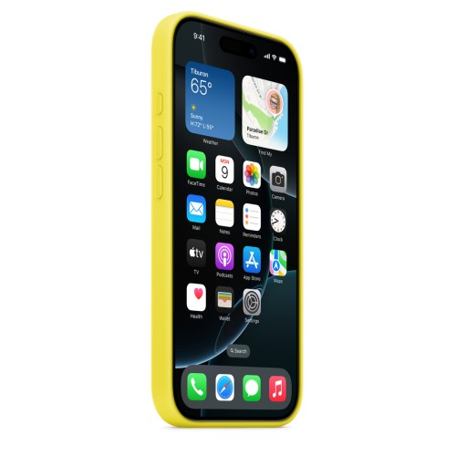Чехол Apple для iPhone 16 Pro Silicone with MagSafe, желтый