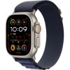 Apple Watch Ultra 2 GPS + Cellular, 49 мм, корпус из бежевого титана, ремешок Alpine темно-синего цвета, размер L
