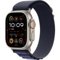 Apple Watch Ultra 2 GPS + Cellular, 49 мм, корпус из бежевого титана, ремешок Alpine темно-синего цвета, размер L