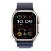 Apple Watch Ultra 2 GPS + Cellular, 49 мм, корпус из бежевого титана, ремешок Alpine темно-синего цвета, размер L