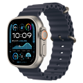 Apple Watch Ultra 2 GPS + Cellular, 49 мм, корпус из бежевого титана, ремешок Ocean тёмно-синего цвета