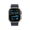 Apple Watch Ultra 2 GPS + Cellular, 49 мм, корпус из бежевого титана, ремешок Ocean тёмно-синего цвета