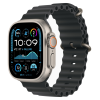 Apple Watch Ultra 2 GPS + Cellular, 49 мм, корпус из бежевого титана, ремешок Ocean чёрного цвета