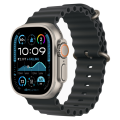Apple Watch Ultra 2 GPS + Cellular, 49 мм, корпус из бежевого титана, ремешок Ocean чёрного цвета