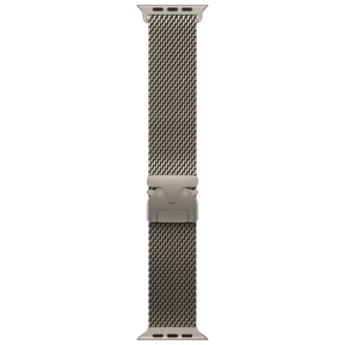 Apple Watch Ultra 2 GPS + Cellular, 49 мм, корпус из бежевого титана, ремешок Milanese бежевого цвета, зазмер S