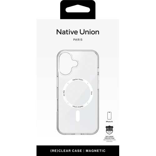 (RE)CLEAR CASE FOR IPHONE 16 TRANSPARENT, чехол защитный для iPhone 16