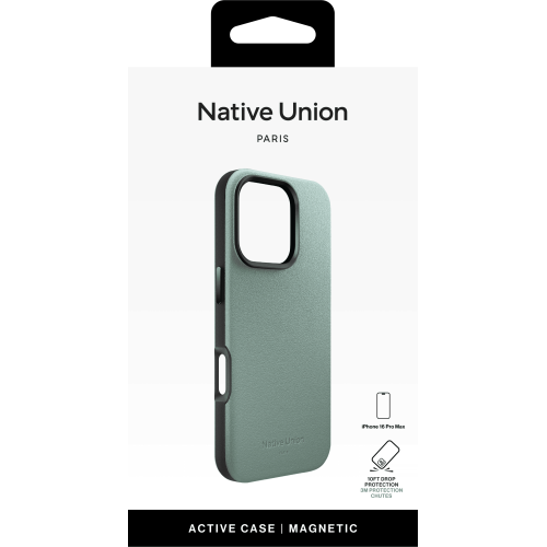ACTIVE CASE FOR IPHONE 16 PRO MAX SLATE GREEN, чехол защитный для iPhone 16 PRO MAX, цвет: зелёный сланец