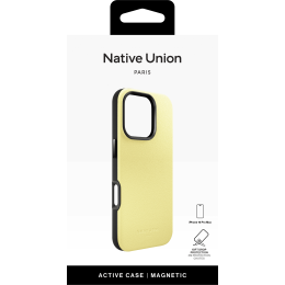 ACTIVE CASE FOR IPHONE 16 PRO MAX LEMON, чехол защитный для iPhone 16 PRO MAX, цвет: лимон