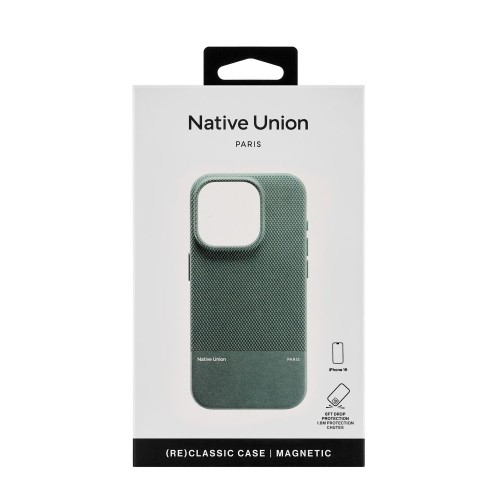 (RE)CLASSIC CASE FOR IPHONE 16 SLATE GREEN, чехол защитный для iPhone 16, цвет: зелёный сланец
