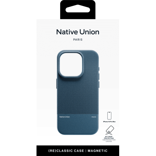 (RE)CLASSIC CASE FOR IPHONE 16 PRO MAX NAVY, чехол защитный для iPhone 16 PRO MAX, цвет: синий