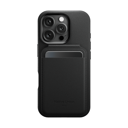ACTIVE WALLET STAND BLACK, чехол для пластиковых карт Native Union, цвет: черный