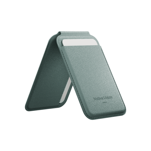ACTIVE WALLET STAND SLATE GREEN, чехол для пластиковых карт Native Union, цвет: зеленый станец