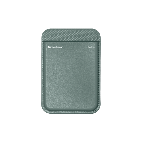 (RE)CLASSIC CARD WALLET SLATE GREEN, чехол для пластиковых карт Native Union, цвет: зеленый сланец