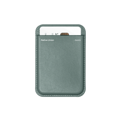 (RE)CLASSIC CARD WALLET SLATE GREEN, чехол для пластиковых карт Native Union, цвет: зеленый сланец