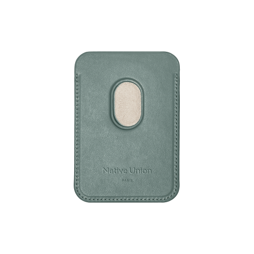 (RE)CLASSIC CARD WALLET SLATE GREEN, чехол для пластиковых карт Native Union, цвет: зеленый сланец