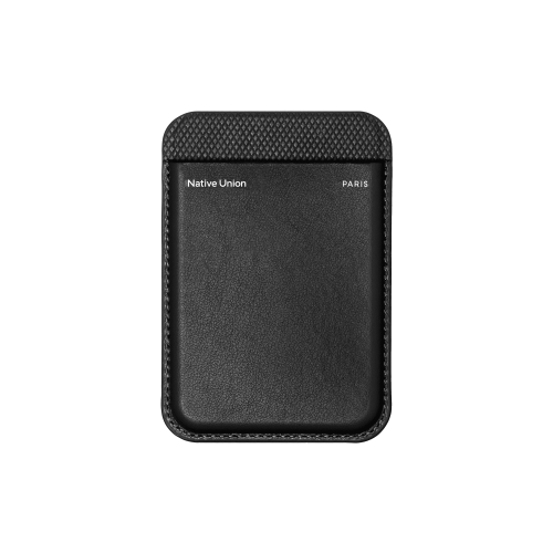 (RE)CLASSIC CARD WALLET BLACK, чехол для пластиковых карт Native Union, цвет: черный