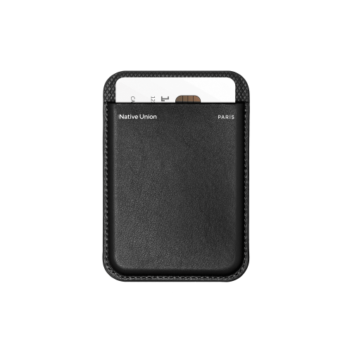 (RE)CLASSIC CARD WALLET BLACK, чехол для пластиковых карт Native Union, цвет: черный