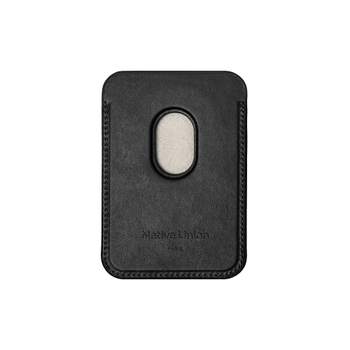 (RE)CLASSIC CARD WALLET BLACK, чехол для пластиковых карт Native Union, цвет: черный